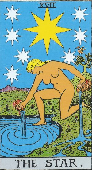 tarot-6249976_1920 Tarotkarte der Stern